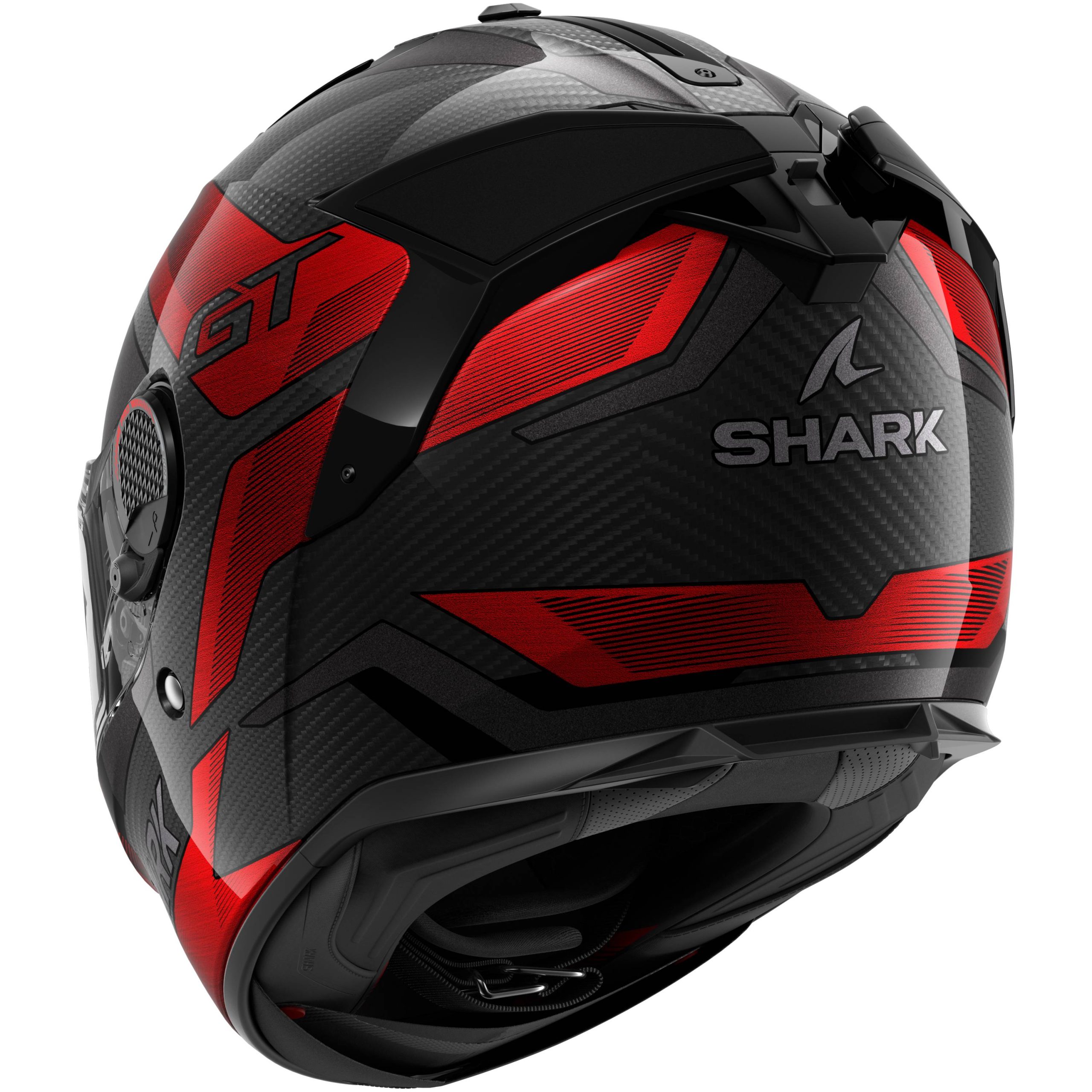 SHARK Casco Spartan GT Pro Carbon Ritmo Negro/Rojo/Gris SHARK Casco Spartan GT Pro Carbon Ritmo Negro/Rojo/Gris