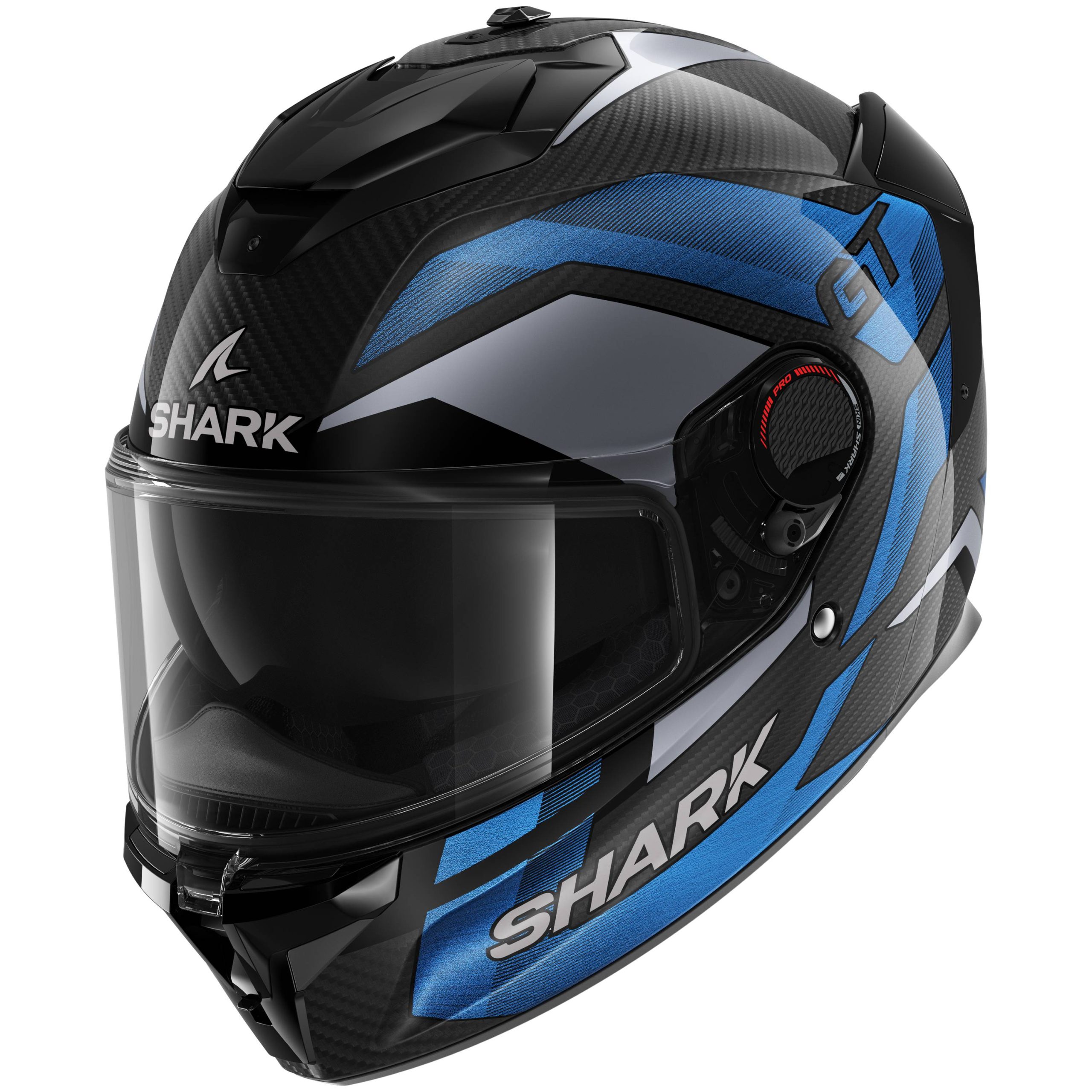 SHARK Casco Spartan GT Pro Carbon Ritmo Negro/Azul/Gris