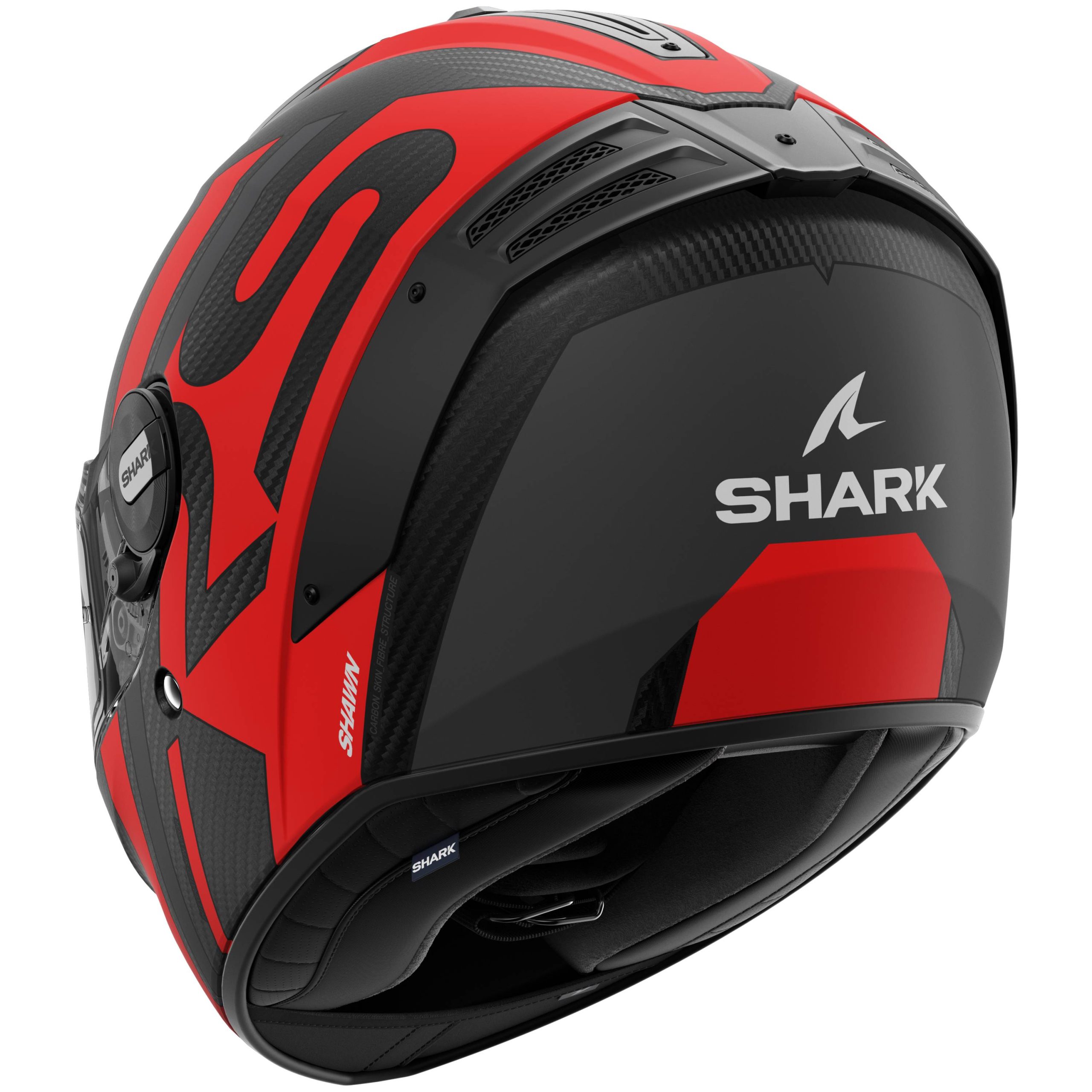 SHARK Casco Spartan RS Carbon Shawn Negro Mate/Rojo SHARK Casco Spartan RS Carbon Shawn Negro Mate/Rojo