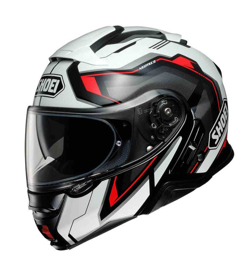 SHOEI Casco Neotec 2 Respect Blanco/Negro/Rojo