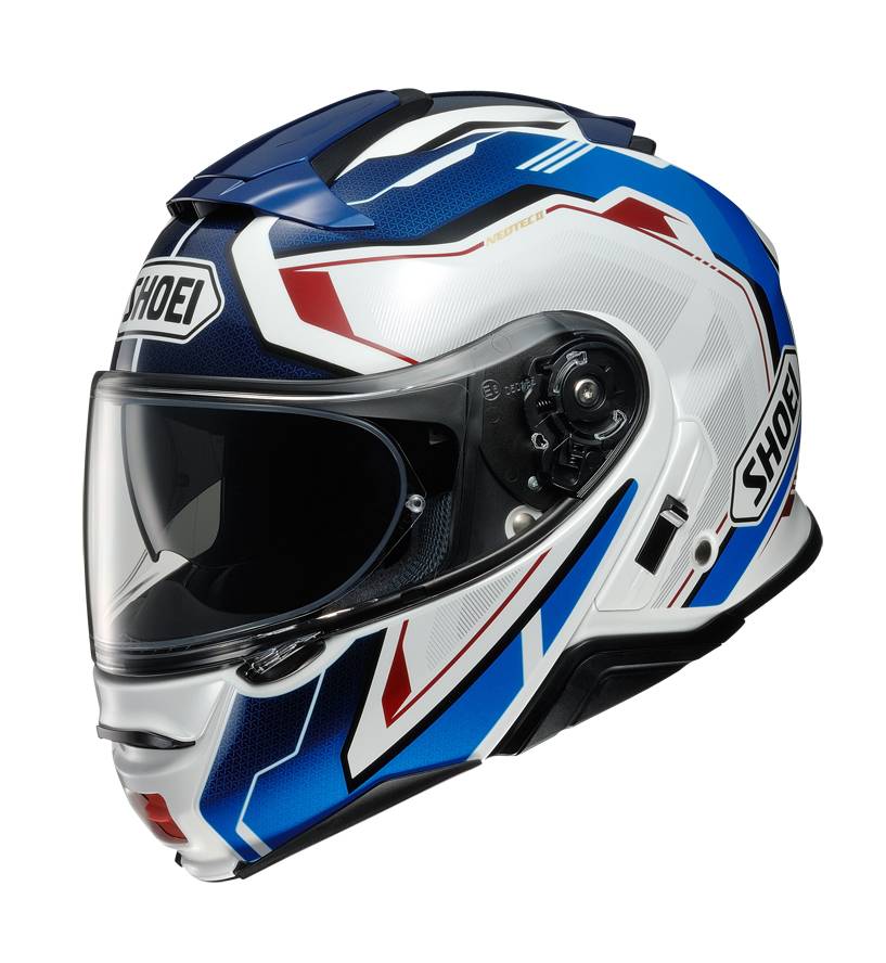 SHOEI Casco Neotec 2 Respect Azul/Blanco/Rojo