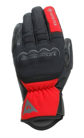 DAINESE Guantes Thunder Gore-Tex Negro/Rojo