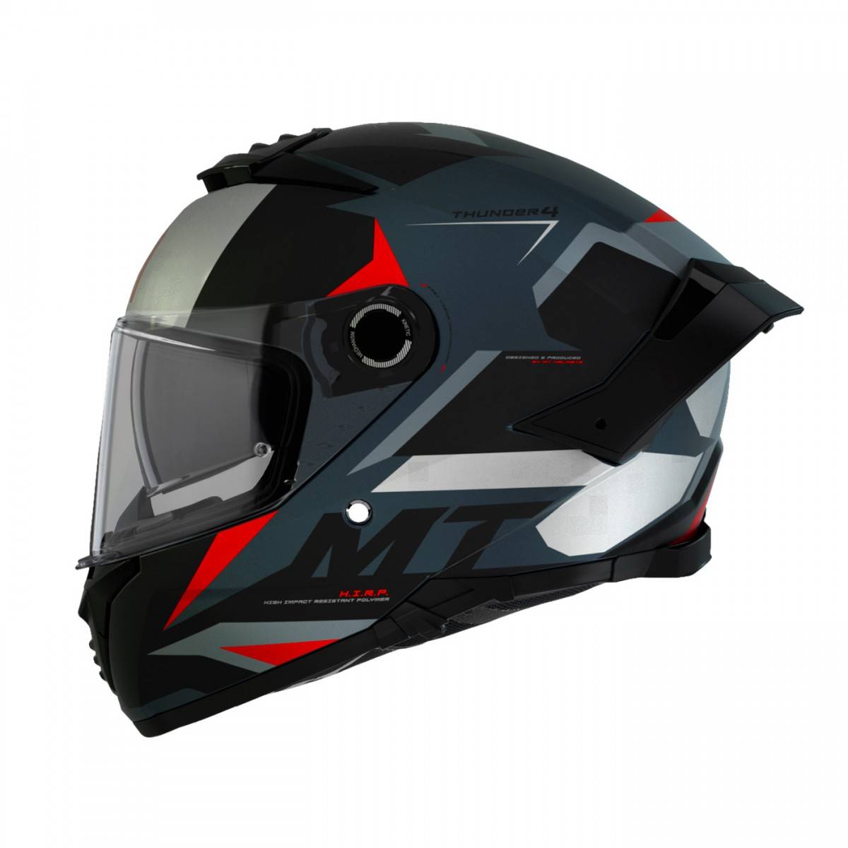MT Casco Thunder 4 SV Exeo B5 Rojo Mate