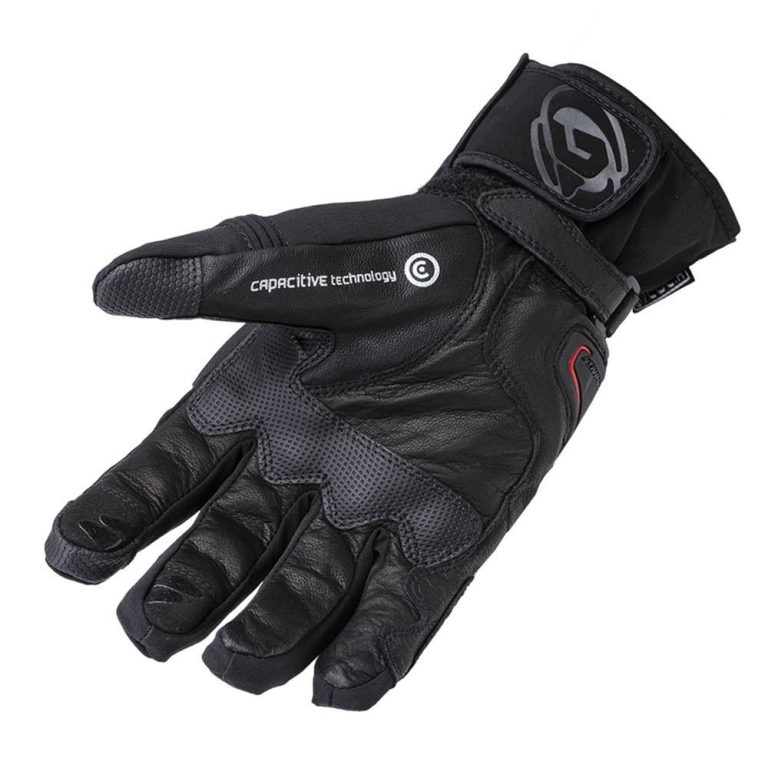GARIBALDI Guantes Safety Plis Plas Primaloft Negro/Rojo
