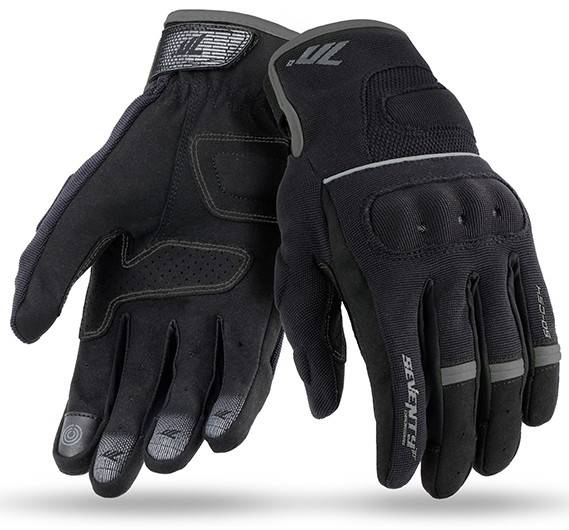 SEVENTY Guantes SD-C54 Negro/Gris