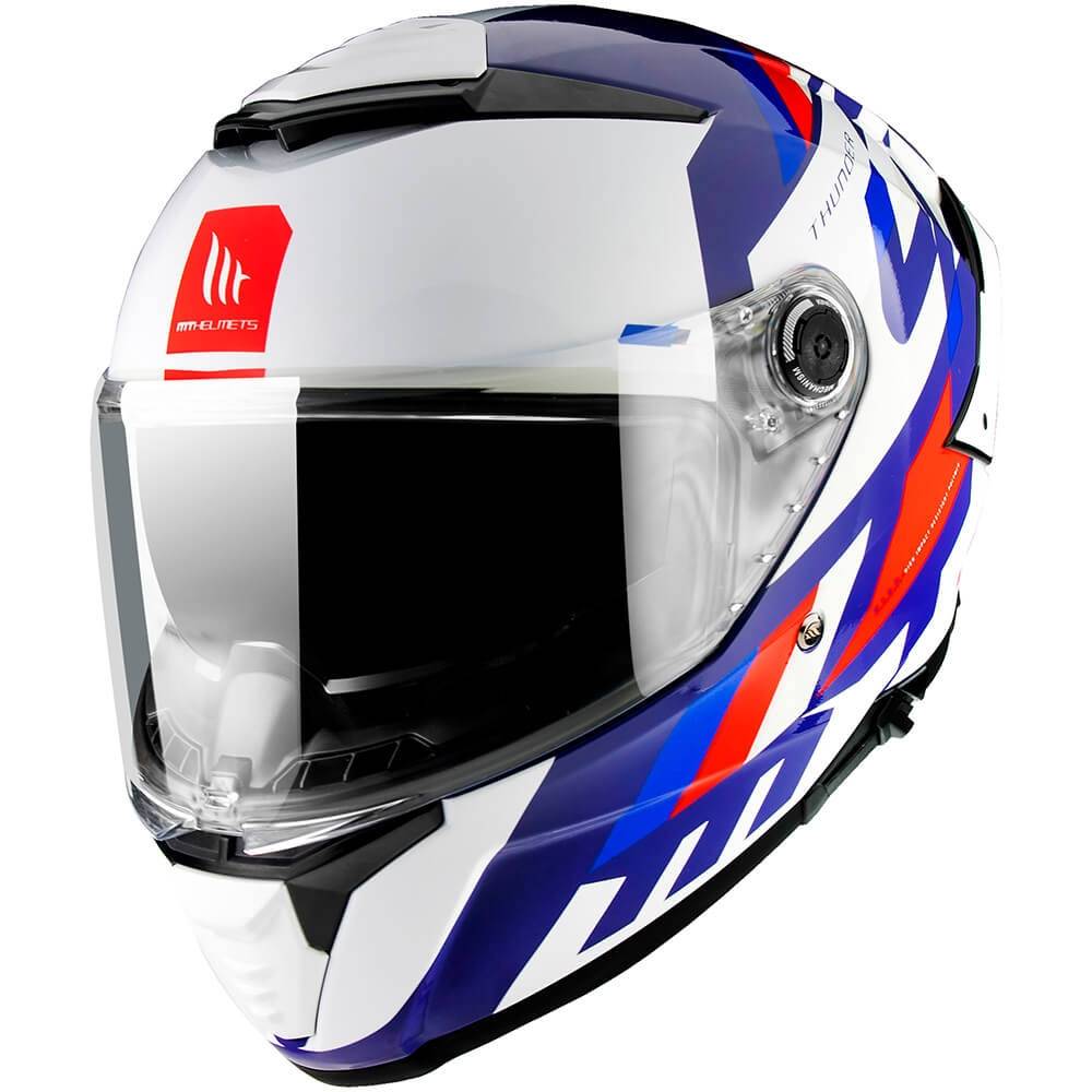MT Casco MT Casco Thunder 4 SV Ergo Azul/Blanco/Rojo (C7) 4 SV Ergo C7 Azul