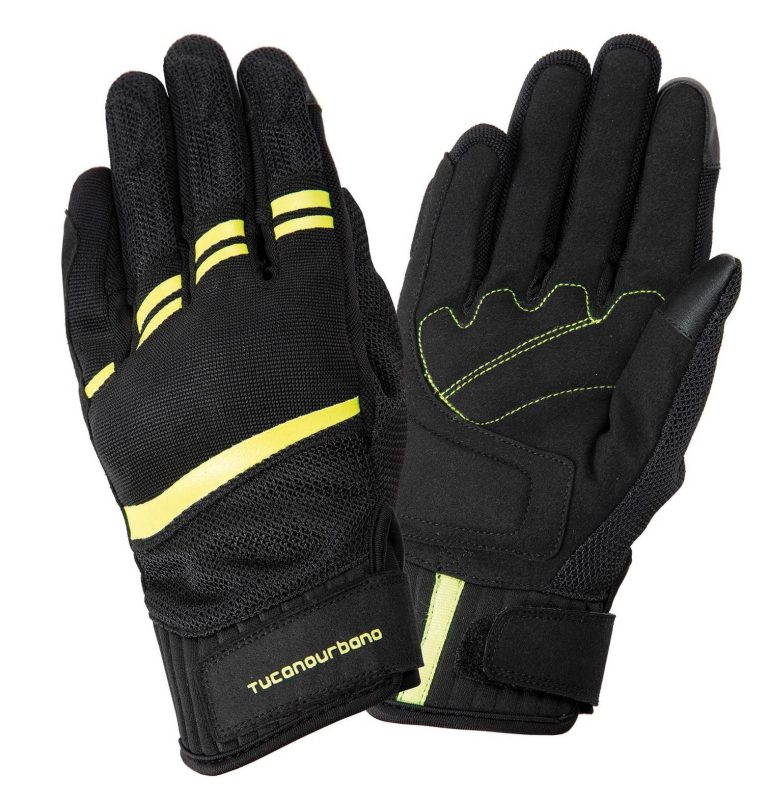 TUCANO Guantes Lady Penna Negro/Amarillo Fluor