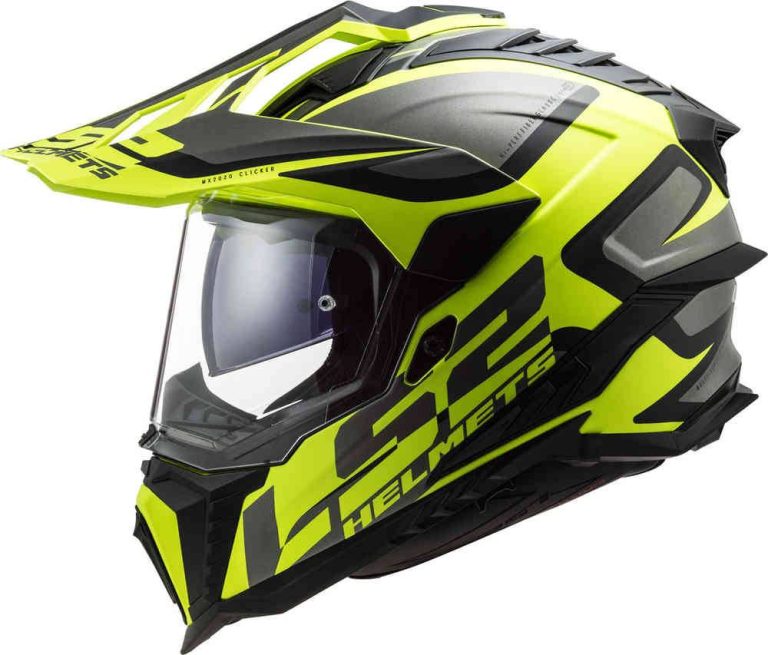 LS2 Casco MX701 Explorer Alter Negro Mate/Amarillo Fluor