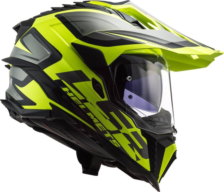 LS2 Casco MX701 Explorer Alter Negro Mate/Amarillo Fluor