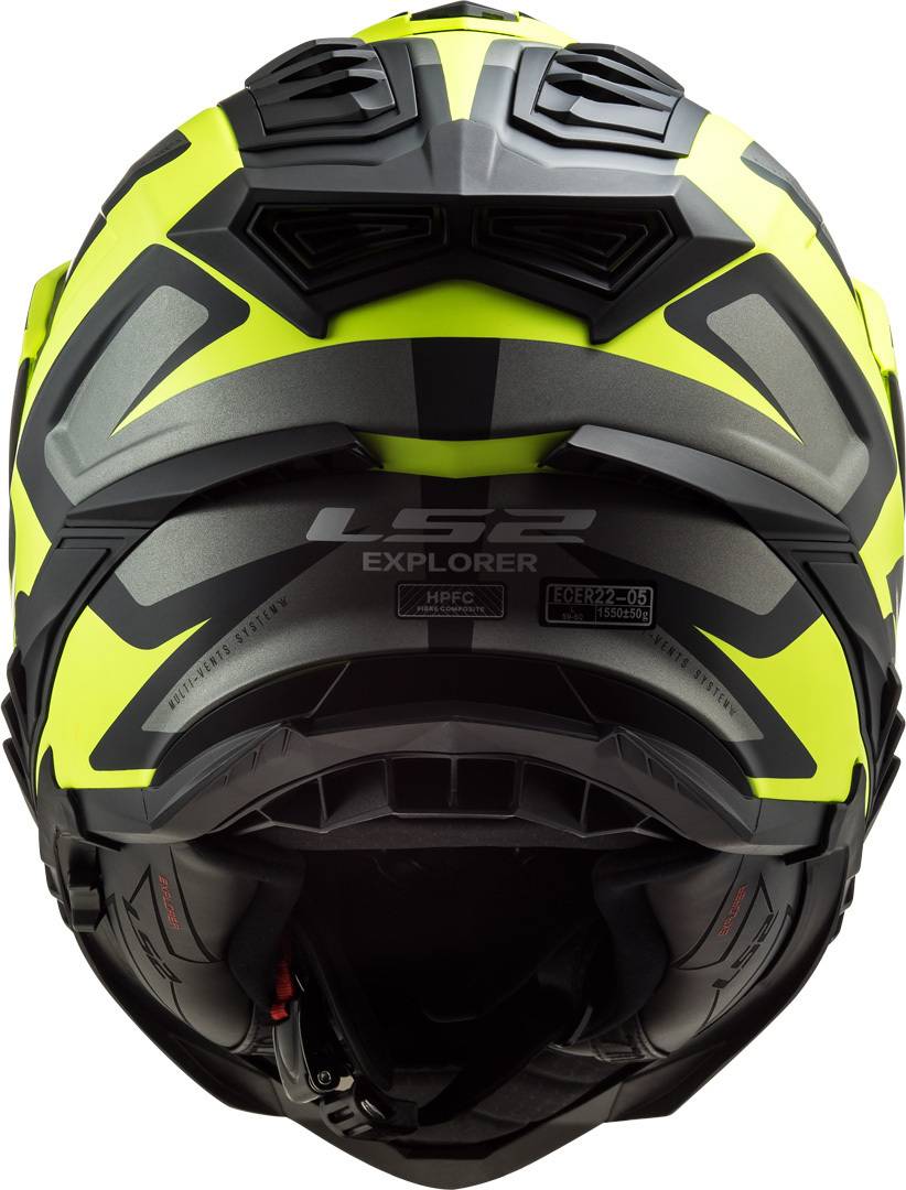 LS2 Casco MX701 Explorer Alter Negro Mate/Amarillo Fluor LS2 Casco MX701 Explorer Alter Negro Mate/Amarillo Fluor