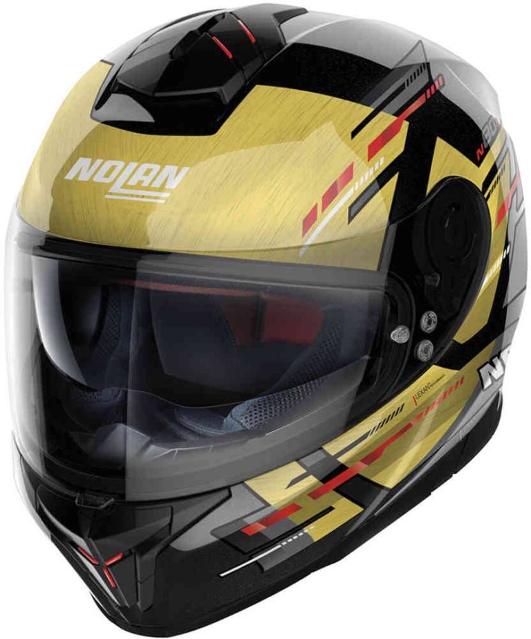 NOLAN Casco N80-8 Meteor N-Com Negro/Oro (69)