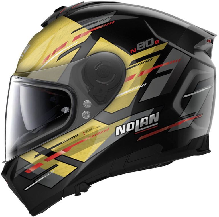 NOLAN Casco N80-8 Meteor N-Com Negro/Oro (69)