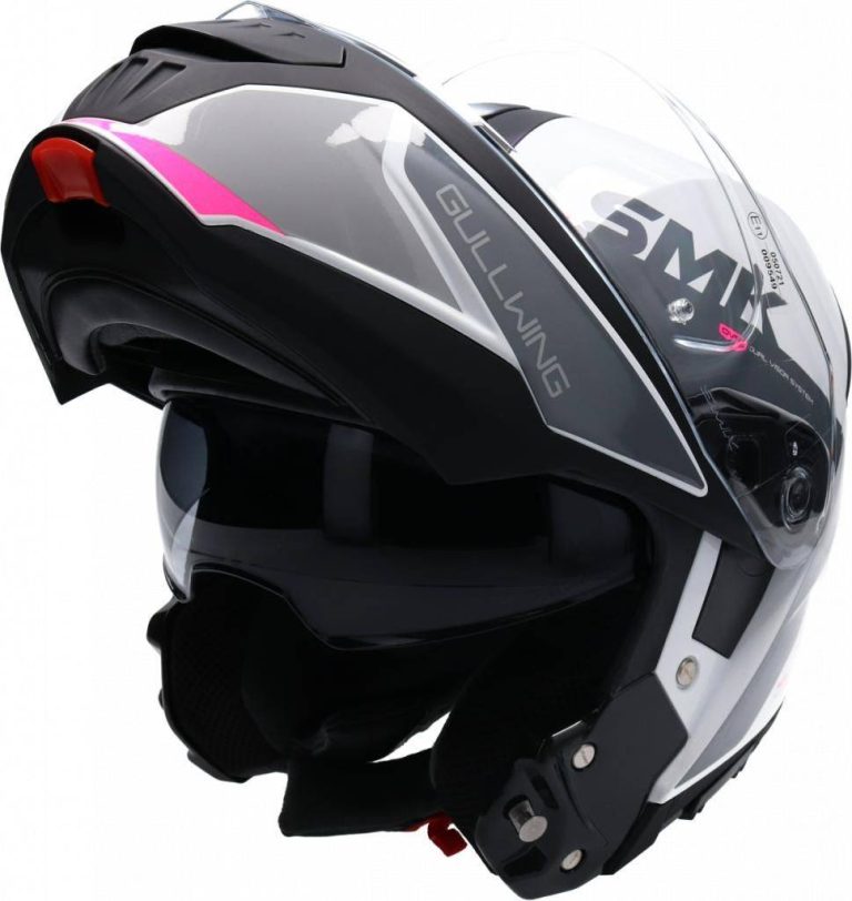 SMK Casco Gullwing Kresto Gris/Rosa