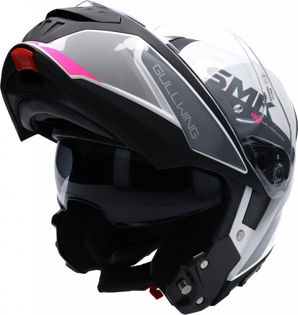SMK Casco Gullwing Kresto Gris/Rosa