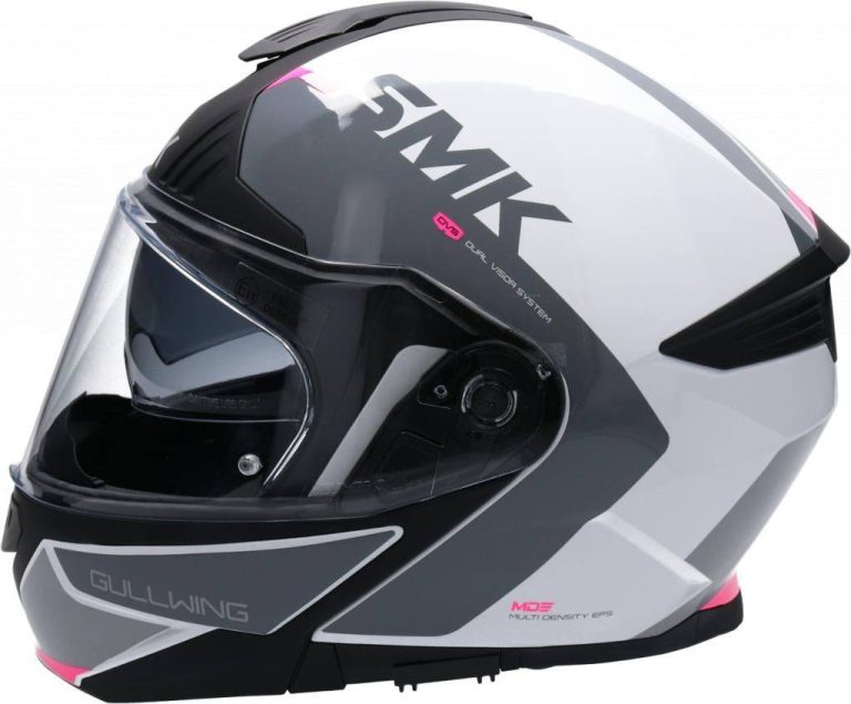 SMK Casco Gullwing Kresto Gris/Rosa