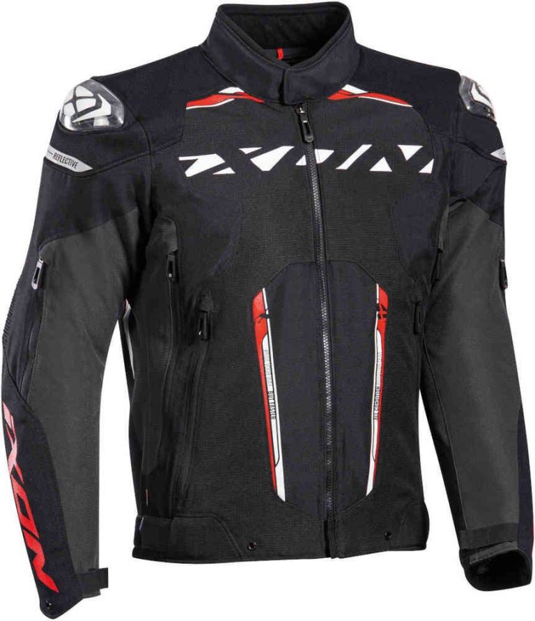 IXON Chaqueta Blaster Negro/Blanco/Rojo