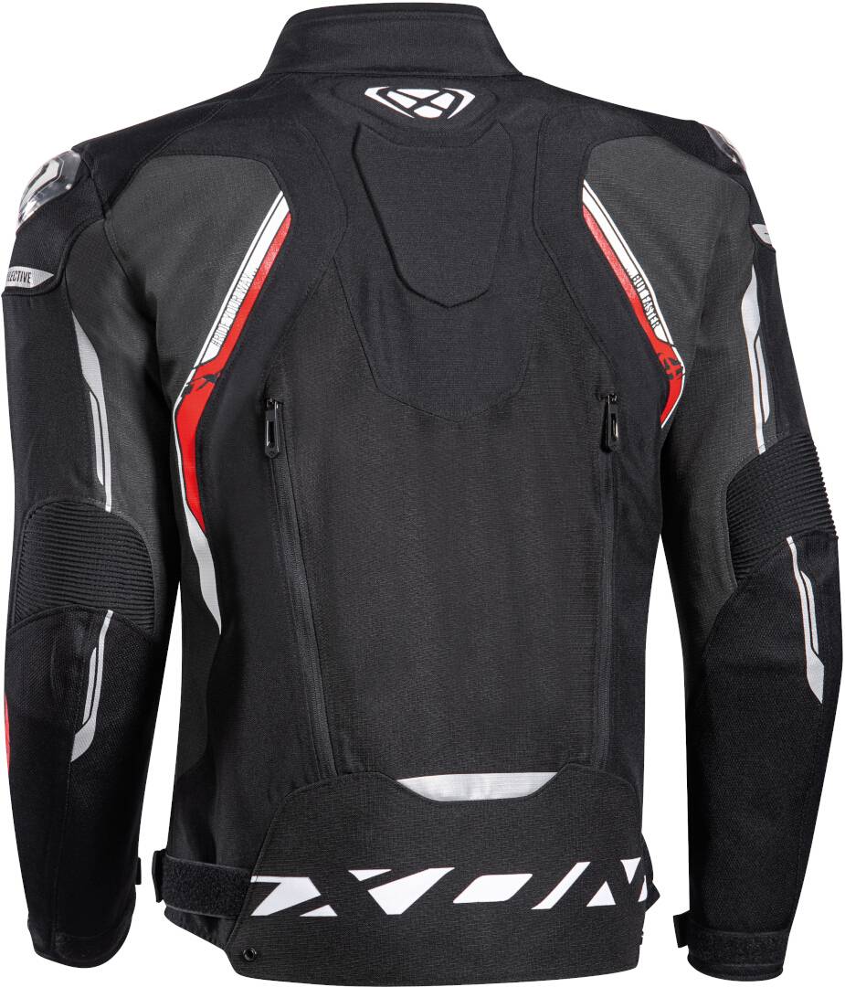 IXON Chaqueta Blaster Negro/Blanco/Rojo