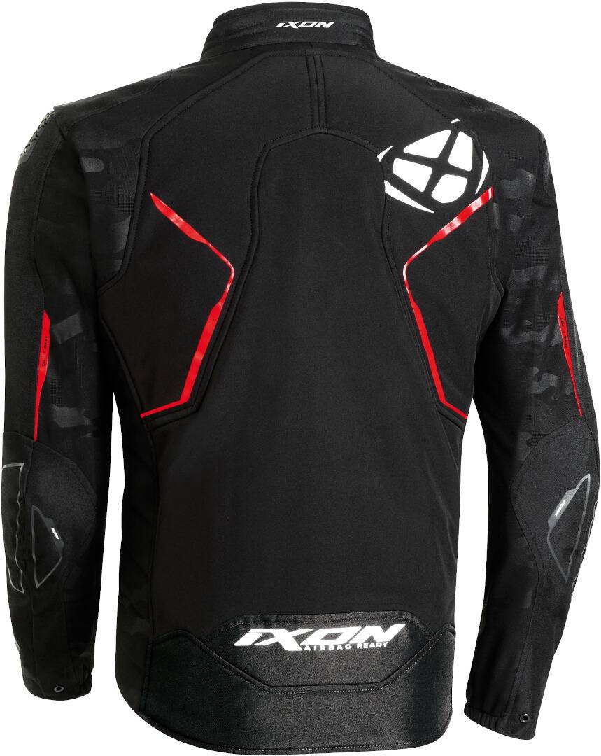 IXON Chaqueta Cell Negro/Blanco/Rojo