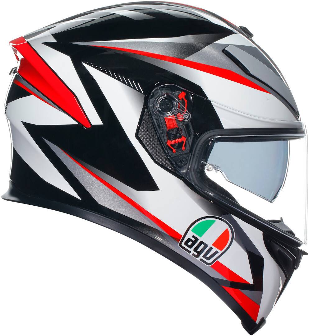 AGV Casco K5 S E2205 Multi MPLK - Plasma Blanco/Negro/Rojo AGV Casco K5 S E2205 Multi MPLK - Plasma Blanco/Negro/Rojo