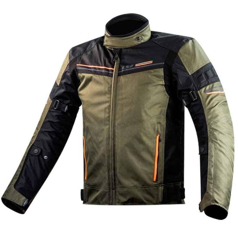 LS2 Chaqueta Shadow Kaki/Negro/Naranja