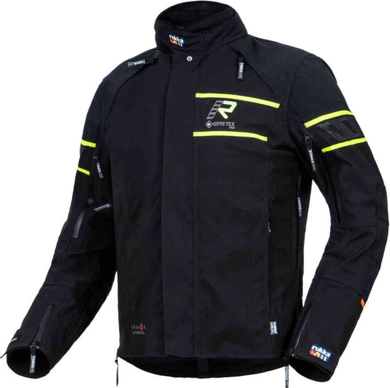 RUKKA Chaqueta Rapto-R Negro/Amarillo Fluor
