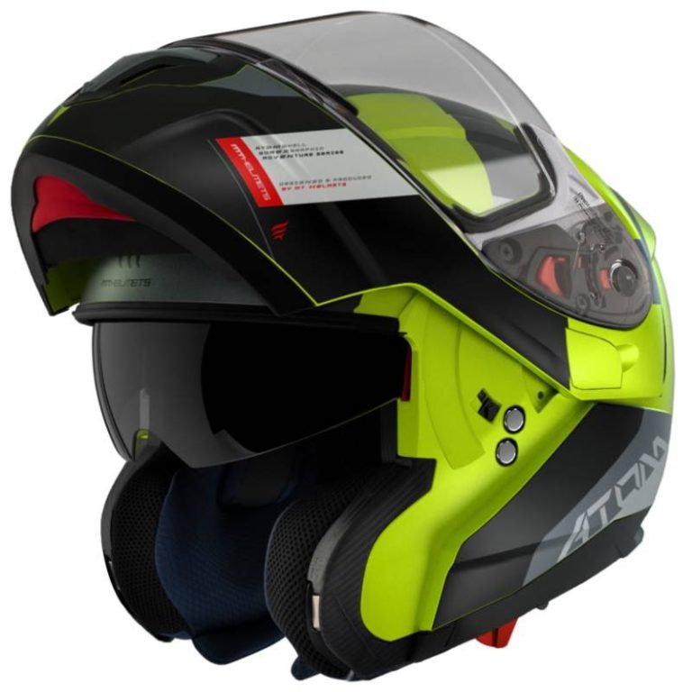 MT Casco Atom SV Gorex Amarillo Fluor/Negro Mate (C3)