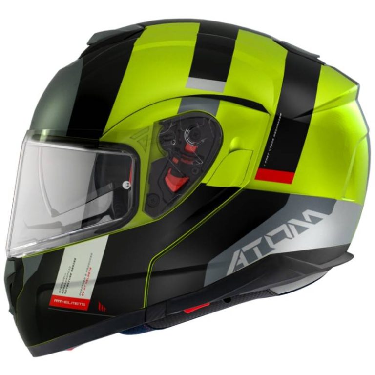 MT Casco Atom SV Gorex Amarillo Fluor/Negro Mate (C3)