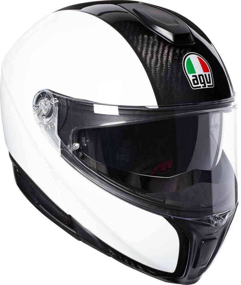 AGV Casco Sportmodular Mono E2205 - Carbon/Blanco