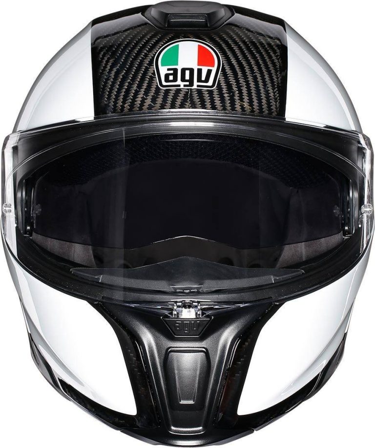 AGV Casco Sportmodular Mono E2205 - Carbon/Blanco