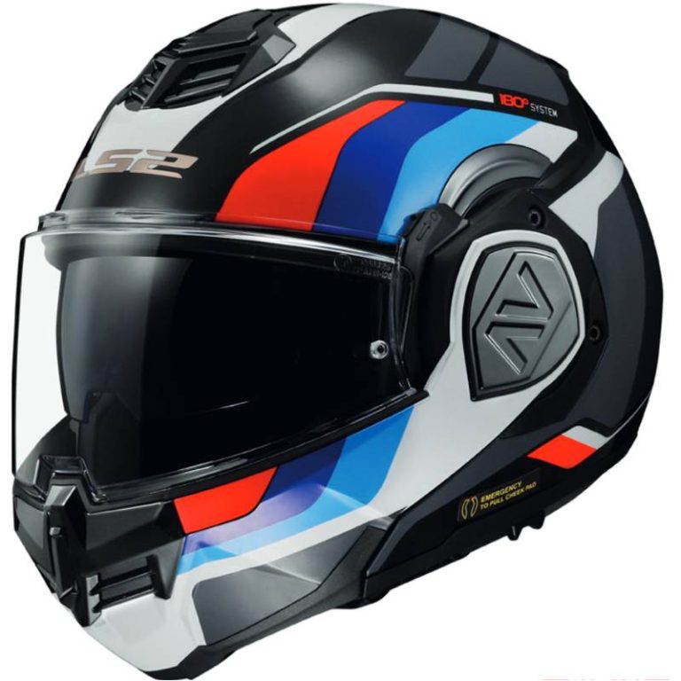 LS2 Casco FF906 Advant Sport Negro/Azul/Rojo