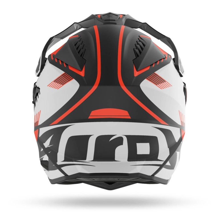 AIROH Casco Commander Boost Negro Mate/Naranja/Blanco