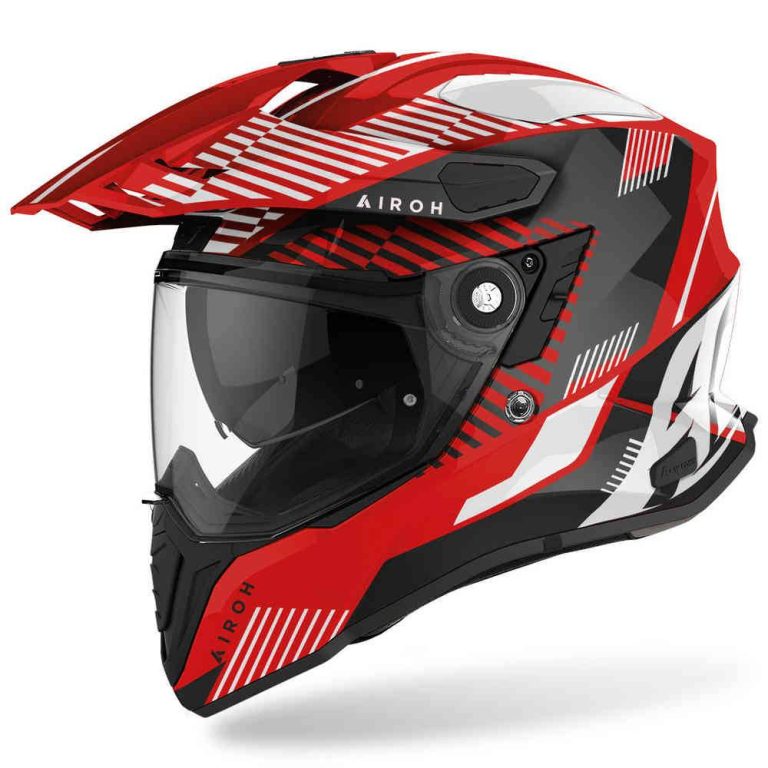 AIROH Casco Commander Boost Rojo/Negro/Blanco