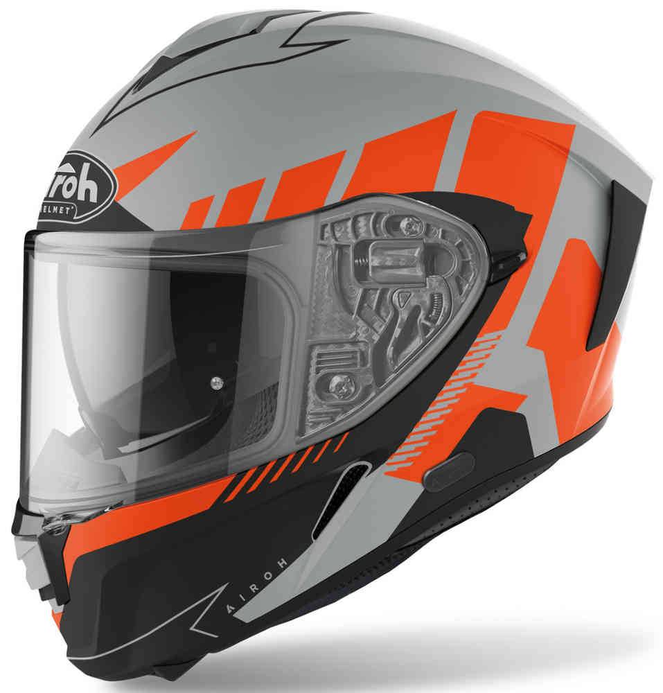 AIROH Casco Spark Rise Naranja Mate/Gris/Negro