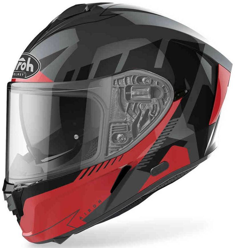 AIROH Casco Spark Rise Negro/Gris/Rojo