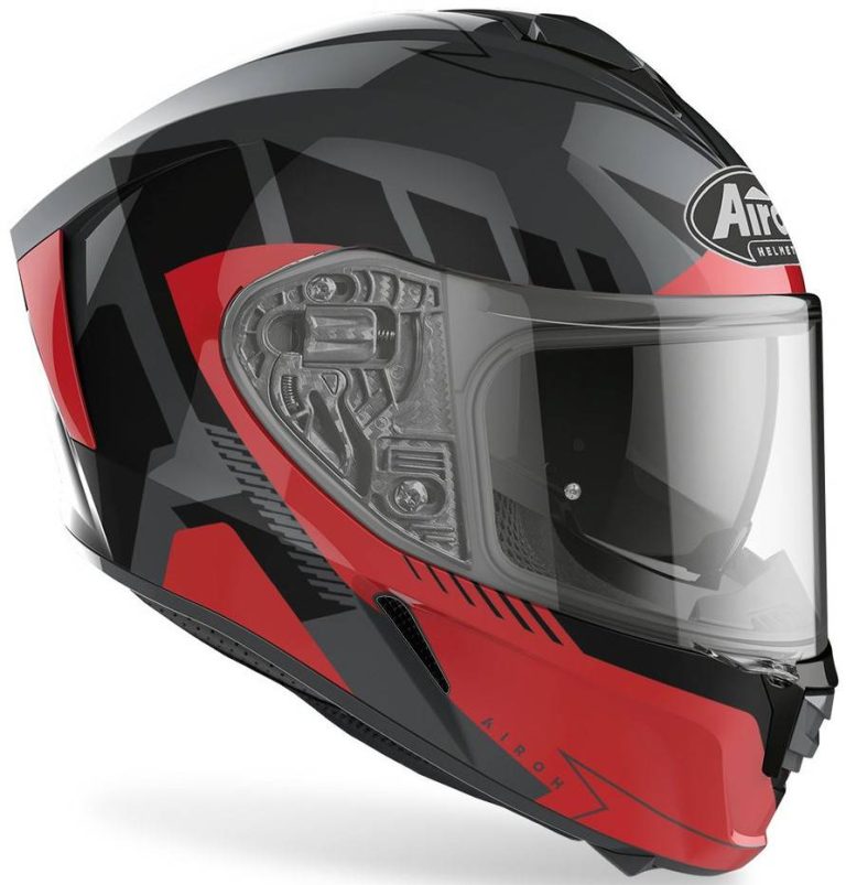 AIROH Casco Spark Rise Negro/Gris/Rojo