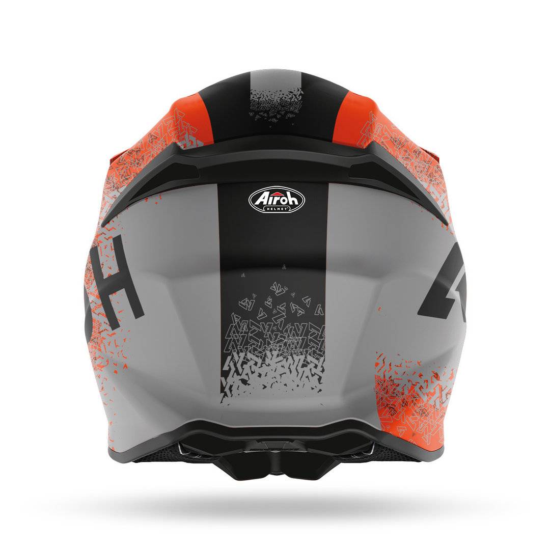 AIROH Casco Twist 2.0 Bit Naranja Mate/Gris/Negro