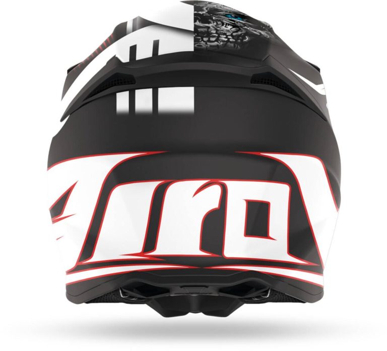 AIROH Casco Twist 2.0 Mask Negro Mate/Blanco/Rojo