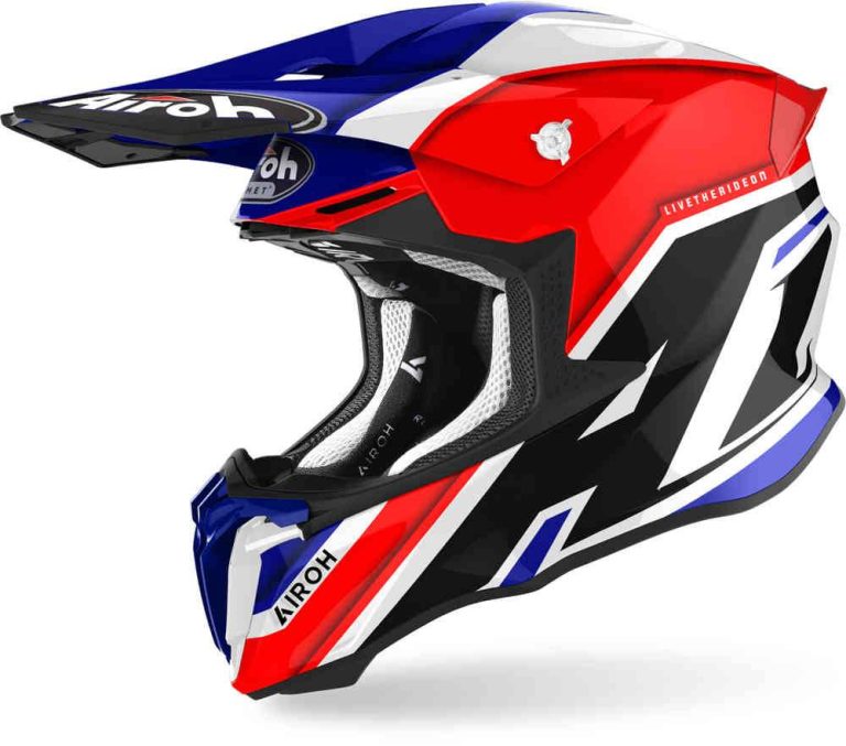 AIROH Casco Twist 2.0 Shaken Azul/Rojo/Negro/Blanco