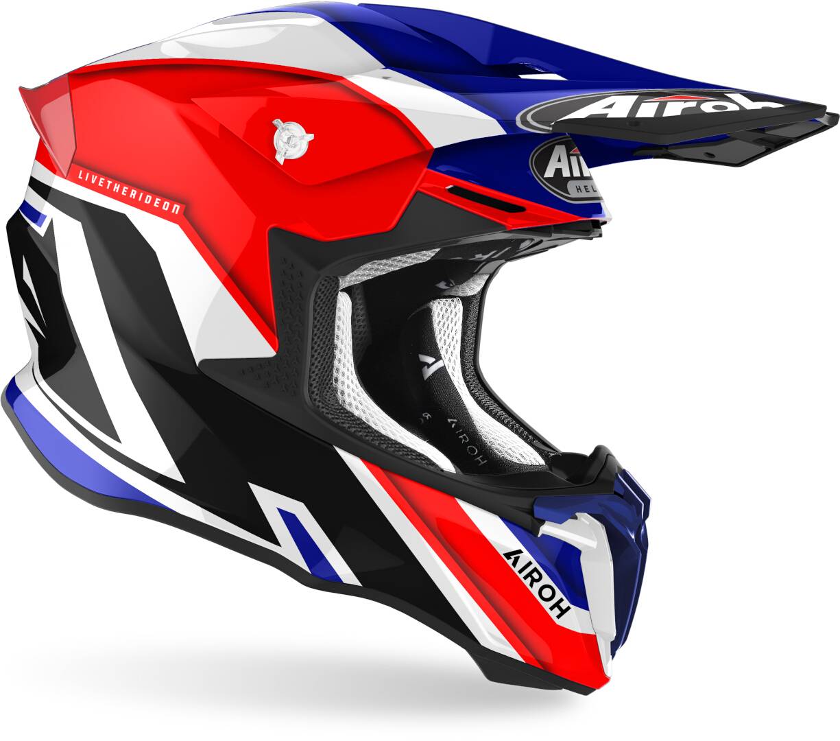 AIROH Casco Twist 2.0 Shaken Azul/Rojo/Negro/Blanco