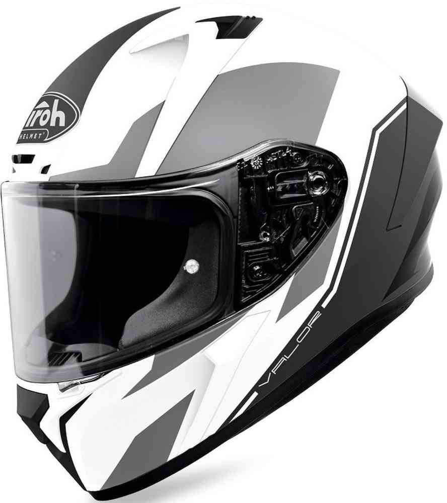 AIROH Casco Valor Wings Blanco Mate/Gris/Negro