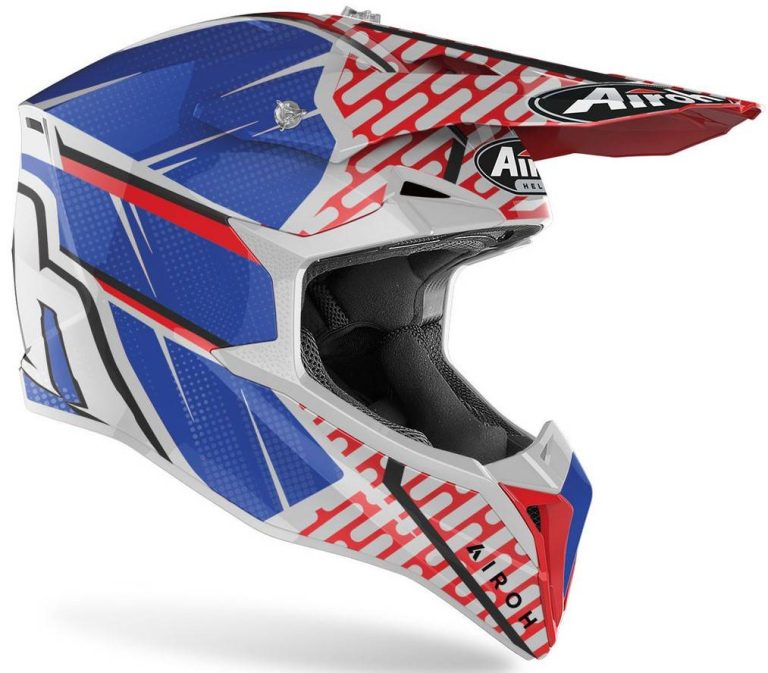 AIROH Casco Wraap Idol Rojo/Azul/Blanco