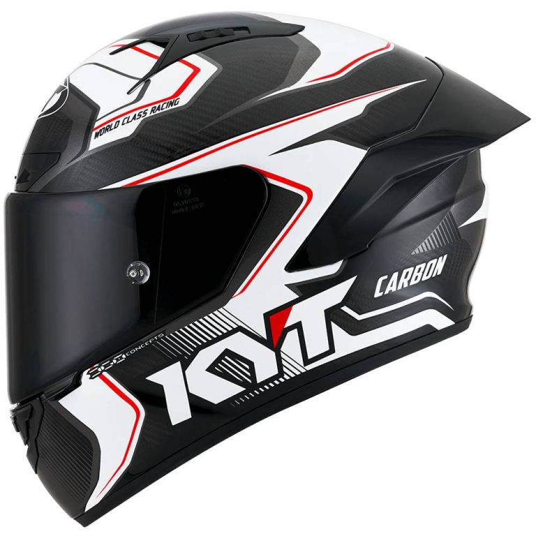 KYT Casco NZ-Race Carbon Competition Blanco