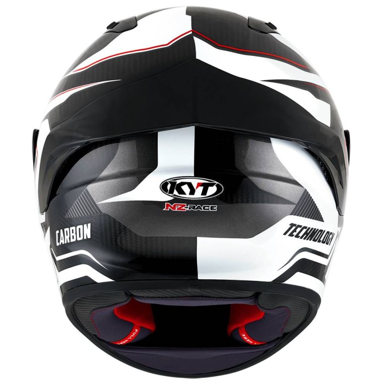 KYT Casco NZ-Race Carbon Competition Blanco
