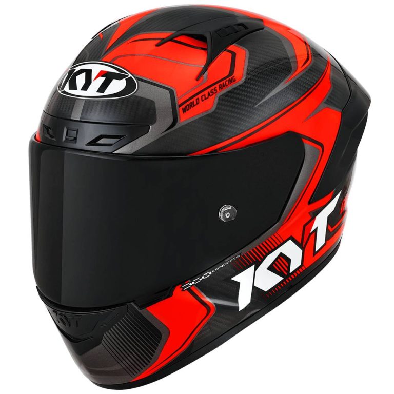 KYT Casco NZ-Race Carbon Competition Rojo
