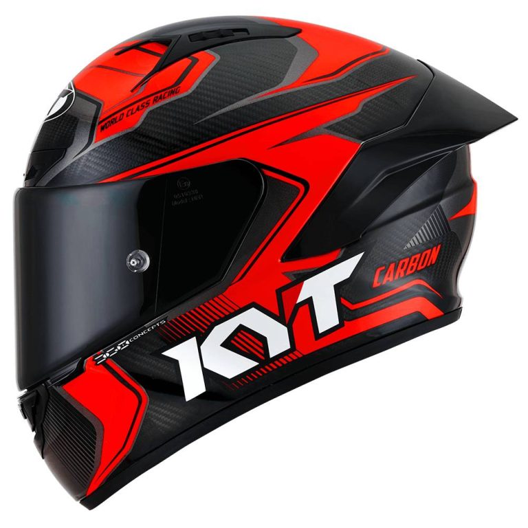 KYT Casco NZ-Race Carbon Competition Rojo
