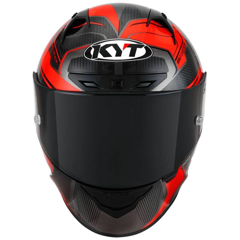 KYT Casco NZ-Race Carbon Competition Rojo