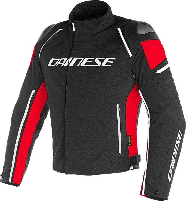DAINESE Chaqueta Racing 3 D-Dry Negro/Rojo