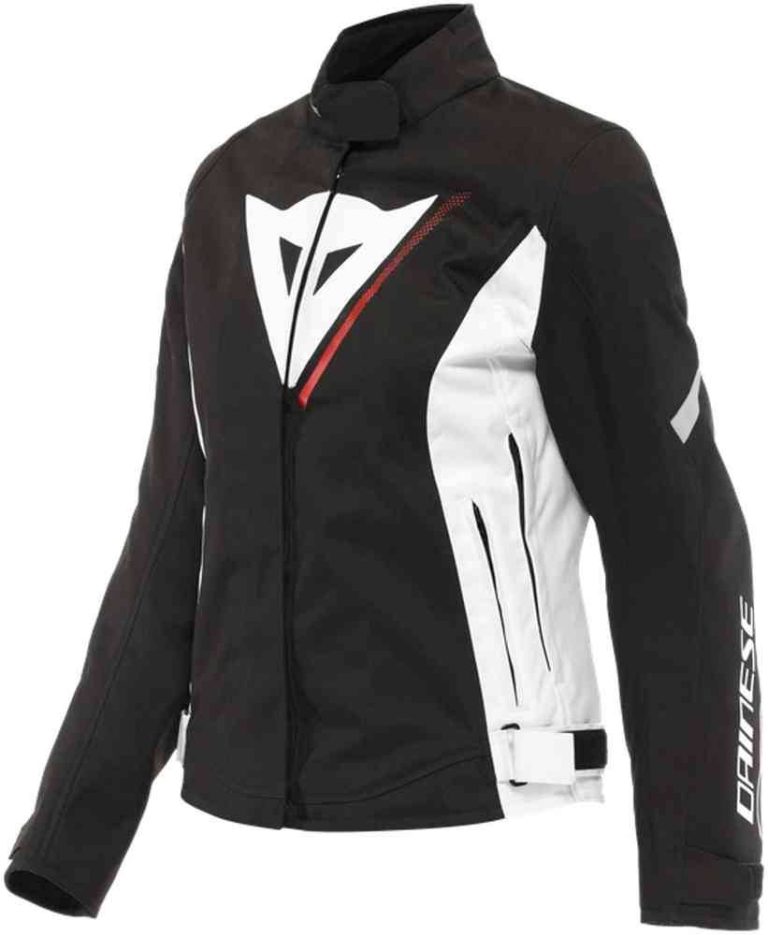 DAINESE Chaqueta Veloce Lady D-Dry Negro/Blanco/Rojo Lava