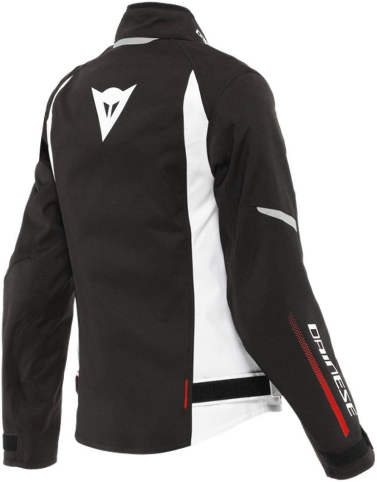 DAINESE Chaqueta Veloce Lady D-Dry Negro/Blanco/Rojo Lava