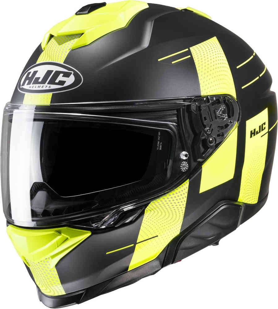 HJC Casco I71 Peka Negro/Amarillo Fluor